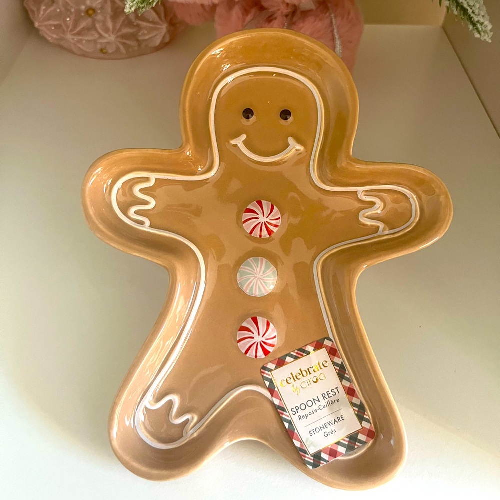 Gingerbread Man Spoon Rest.